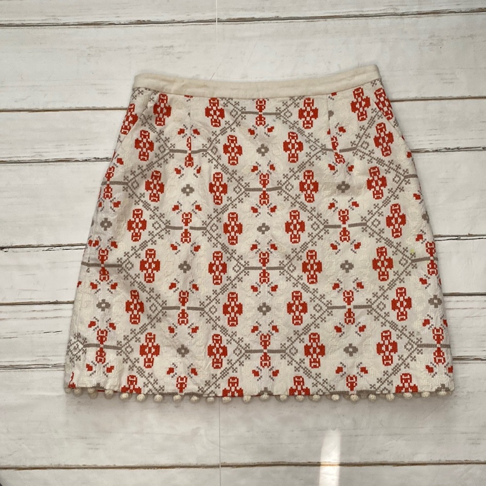 Maeve Blomma Pom Pom skirt